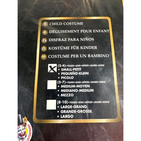 Star Wars Anakin Skywalker Child Costume With Mask Youth Size Small 3-4 - Picture 5 of 5